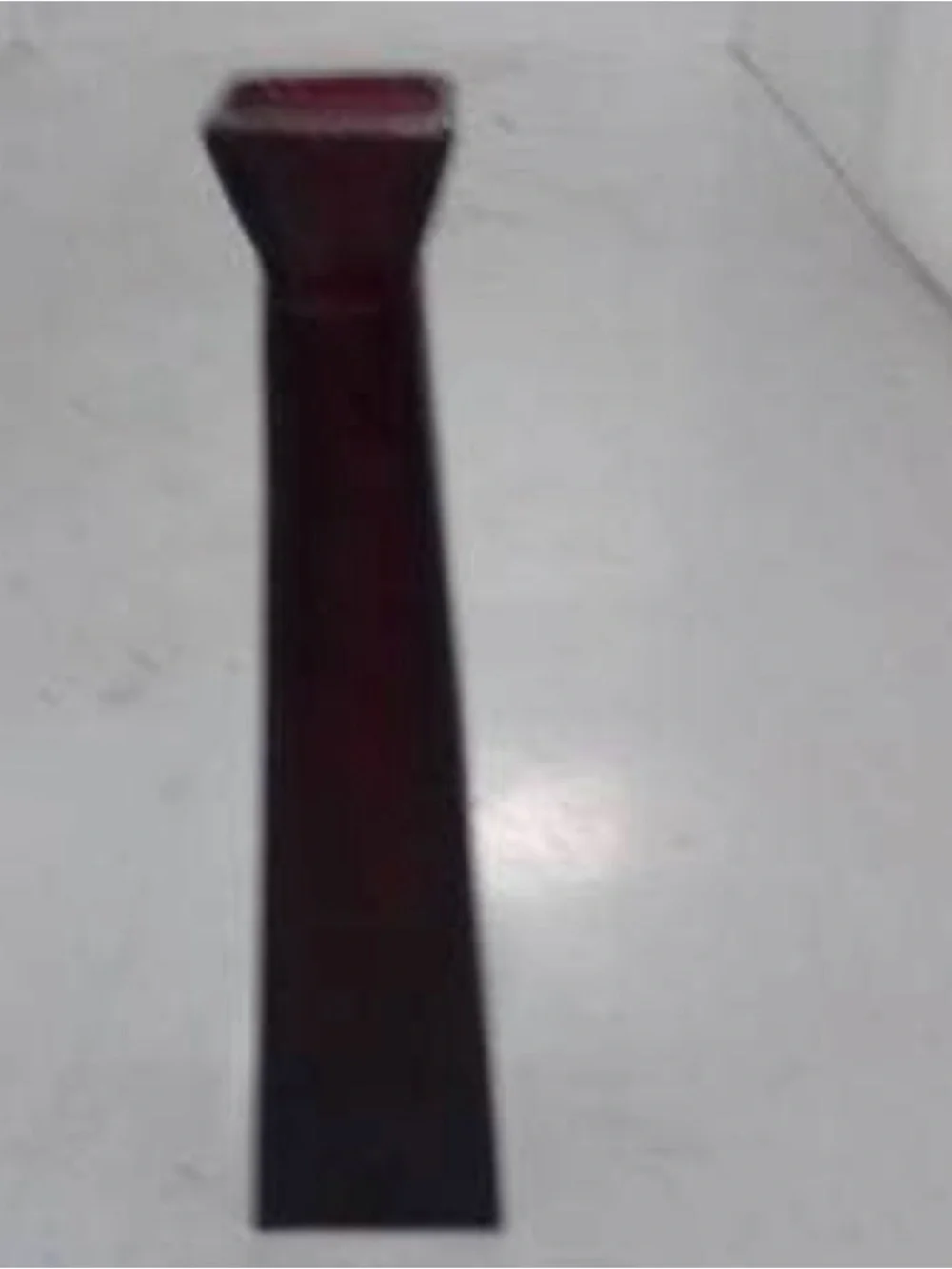 Tall Floor Square Glass Vase in Red & Purple Decorative Home Accent